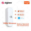 Tuya Zigbee Human PIR Motion Sensor Light Infrared Detector With Temperature Humidity Detection Meter Smart Life Home Automation.