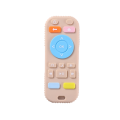Baby silicone remote control teether baby anti-eating hand teething stick cartoon soothing bite toys. 