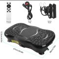 New Electric 3d Vibration Platform Exercise Machine Whole Body Workout Machine Fitness Adjustable Speed Remote Control With Touch Display Whole Body Workout Vibrating Fitness Platform Massager Loop Bands Home Training Equipment for Weight Loss Toning. 