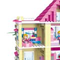 COGO Kids Girls 892 PCS Dream Girls Friends Beach House Children Lego Bricks Building Blocks Kids Toys. 