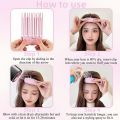 2pcs 3Teeth + 6Teeth Fluffy Hair Roots Clip Comb Lazy Hair Top Styling Curling Barrel Portable Korean Volume Wind Sculpting Comb. 