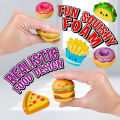 12pcs Mini Squeeze Toys, School and Birthday  Pack with Various Food &Fries Slow-Rising Squishy Toys,Random Styles Christmas. 