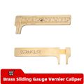 Brass Sliding Gauge Vernier Caliper Ruler Measuring Tool Double Scales mm/inch Double Scale Vernier Caliper Vernier Caliper. 