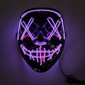 Halloween Neon Led Purge Mask Masque Masquerade Party Masks Light Grow in the Dark Horror Mask Glowing Masker. 