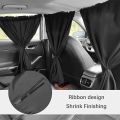 Car Privacy Curtains Set Air Conditioning Divider Curtain Front And Rear Seats & Side Windows UV Protection Sun Shade Isolation.