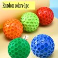 Tough Natural Dog Chew Toy Indestructible Squeaky Ball for Aggressive Chewers Beef Flavor Hexagonal Design Dental Health.