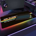 Retro Sinclair Zx Spectrum For Rgb Mouse Pad Xxl Steelseries Laptop Mat Gaming Backlit Keyboard Gamer Table Deskpad. 