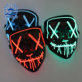 LED Luminous Mask v Hate Halloween Terror Mask Makeup Ball Dressing Props EL Terror Ghost Face Mask. 