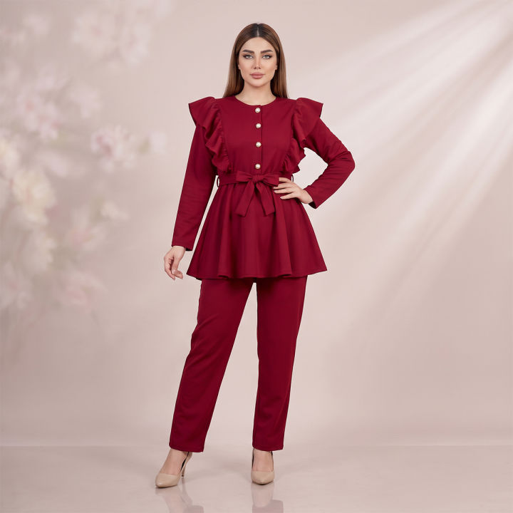 Sodai Mart Readymade New Collection Westren Shart Two Piece for Women Premium Quality