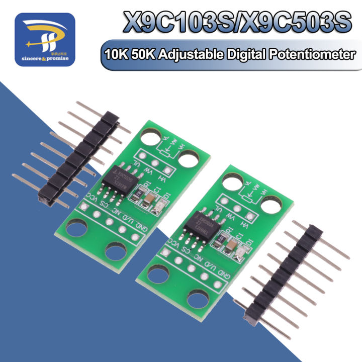 10K 50K Adjustable 100th order Digital Potentiometer Board Module DC3V ...