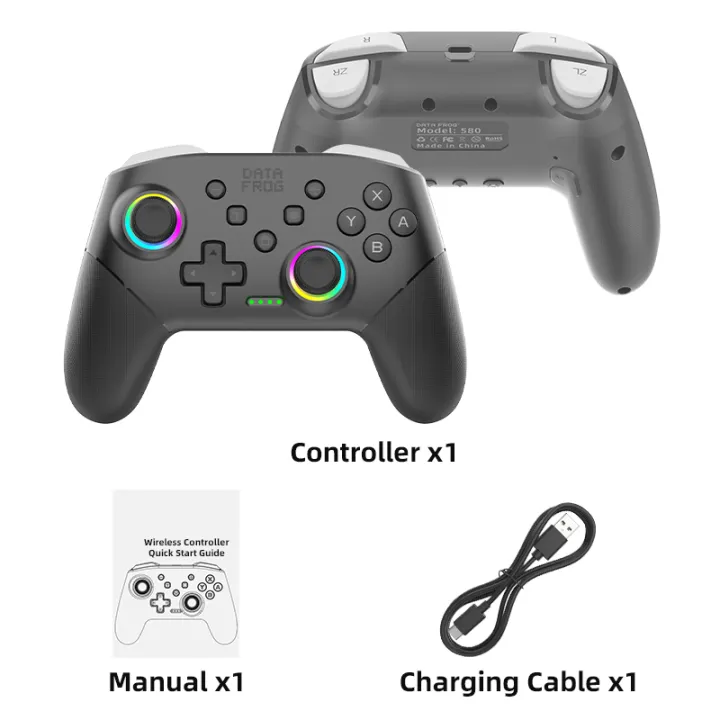 DATA%20FROG%20Wireless%20Controller%20For%20Switch%20OLED/Lite%20Console%20Pro%20Gamepad%20with%201000Mah%20Battery%20Programmable%20Turbo%20Function%20-%20Image%207