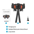 TELESIN Motorcycle Helmet Mount Strap Flodable Front Chin Mount for GoPro 13 12 11 10 9 8 DJI Osmo Action Insta360 Accessories. 