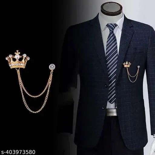 Crown%20Brooch%20Lapel%20Pin%20For%20Shirt%20Jacket%20Coat%20Wedding%20Party%20For%20Men%20-%20Image%205