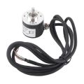 Encoder 600P/R Magnetoelectric Incremental Rotation Encoder 5V‑24V  2‑Phases Shaft 6mm Magnetoelectric Rotation Encoder. 