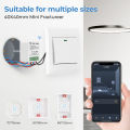 Tuya Mini WiFi Relay Smart Switch 16A 2-way Control Supports Alice, Alexa,  Home Smart Life Applications. 