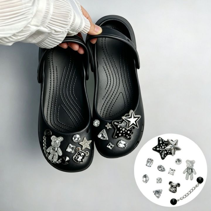 Korean%20Style%20Sliver%20Metal%20Chain%20Shoes%20Charm%20Set%20Women%20Summer%202026%20Punk%20Metal%20Butterfly%20Clogs%20Accessories%20Women%20Clogs%20Decoration%20-%20Image%202