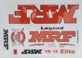 MRF Legend 2023 New 3D Bat Sticker for professional players & Cricketer. 