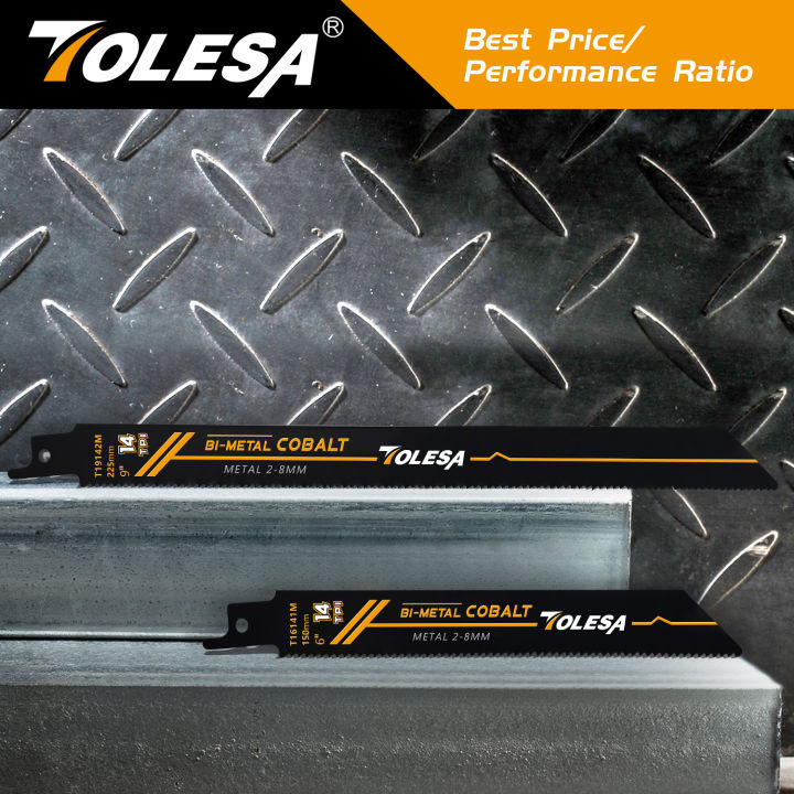 TOLESA%205PCS%206in%20Heavy%20Metal%20Cutting%20Reciprocating%20Saw%20Blades%2014TPI%20Cast-Iron%20Bi-Metal%20Sabre%20Saw%20Blades%20for%20Metal%20Pipe,%20Rebar%20-%20Image%206