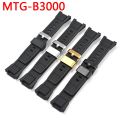 TPU Rubber Strap for Casio G-SHOCK MTG-B3000 Modified Resin Silicone Wrist Band Men Waterproof Mountaineering Watch Accessories. 