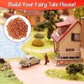 50-150pcs 1:16 Real Mini Bricks Model, Miniature Figurine Landscaping Accessories, DIY Fake Bricks Toy For Fairy Garden Building. 