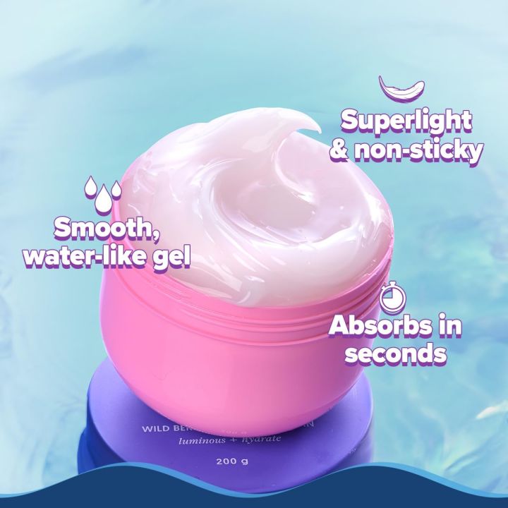 Aqualogica%20Illuminate%20+%20Hydra%20Gel%20Moisturizer%20with%20Wild%20Berries%20&%20Alpha%20Arbutin-200g%7C24%20Hour%20Intense%20Hydration%7CWater-Like%20Gel%20Texture%7CNon-Sticky%20&%20Quick%20Absorbing%20for%20Luminous%20Skin%20-%20Image%202