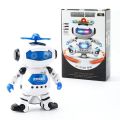 Wholesale 2024 New Children Intelligent Educational Battery Operated Electric Smart Light Music Walking Toy Dancing Robots Kids. 