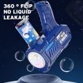 Fully Automatic Bubble Gun Rocket Bubbles Machine Automatic Blower with Bubble Liquid Toy for Kids Beach Outdoor Bubble Gifts. 