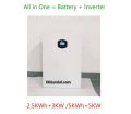 solar hybrid  all in one inverter inbuilt battery. 
