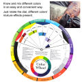 ​​12 Color Mixing Guide Wheel Rotatable Paper Card, for Nail Pigment Tattoo Ink & Microblading Makeup Blending Chart Matching Su. 