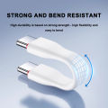 20Gbps 90° USB Cable C to C PD 3A 60W 75MM Mobile Power USB-C Cable for iPhone 16 15 Pro Max MacBook Charging Bank Laptop Tablet. 