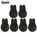 Women Breast Lifting Stickers Push Up Bras Silicone Invisible Chest Strapless Breast Rabbit Lift Up Tape Nipple Cover Bra Pads. 