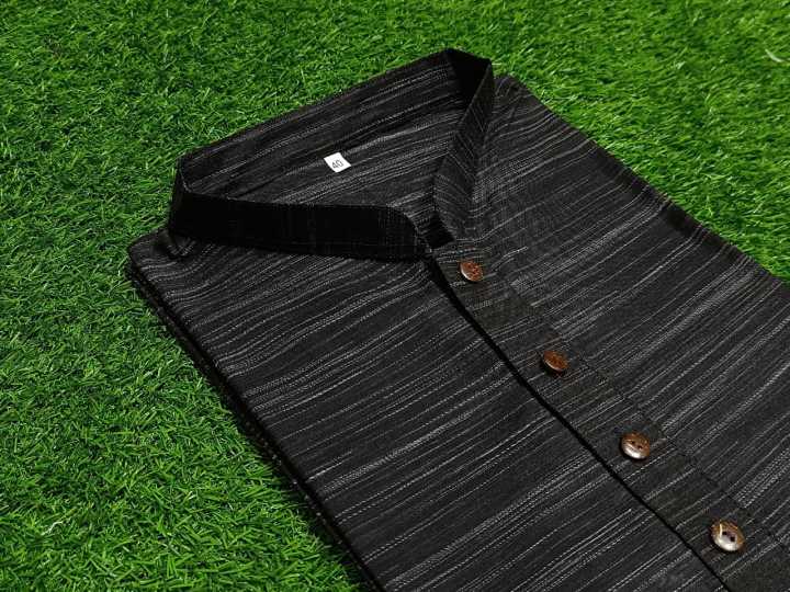 khadi%20Panjabi%20Black%20Jhorna%20Cumilla%20Khadi%20Traditional%20-%20Image%202