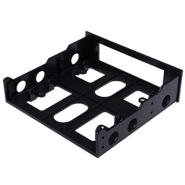Black%203.5"%20to%205.25"%20drive%20bay%20computer%20pc%20case%20adapter%20mounting%20bracket%20-%20Image%202