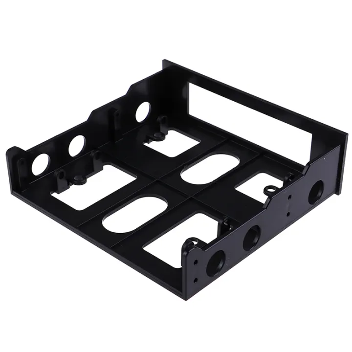 Black%203.5"%20to%205.25"%20drive%20bay%20computer%20pc%20case%20adapter%20mounting%20bracket%20-%20Image%202