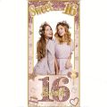Sweet 16th Happy Birthday Photo Frame Backdrops Rose Gold 16 Birthday Party Photo Booth Props. 