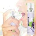 Mouth Freshener Spray Oral Remove Bad Breath Fresh Breath bouche pleasant perfumes for Unisex-20ml(GRAPE). 