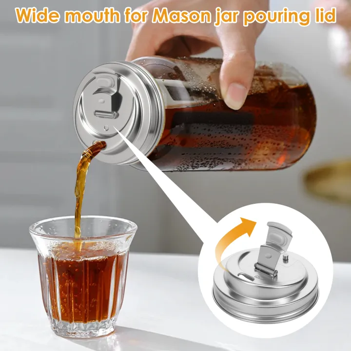 2/4%20Pcs%20Mason%20Jar%20Lids%20304%20Stainless%20Steel%20Mason%20Jar%20Lid%20Reusable%20Wide%20Mouth%20Mason%20Jars%20Lid%20for%20Home%20Camping%20Kitchen%20Accessories%20-%20Image%205