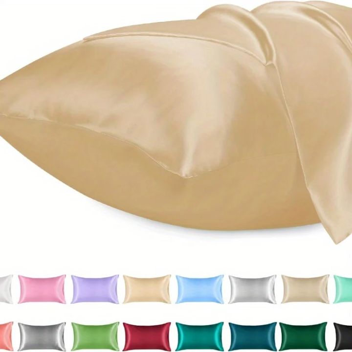 1PC%20Satin%20Pillowcase%20for%20Hair%20Similar%20to%20Silk%20Pillow%20Cases%20for%20Skin,%20Silky%20&%20Soft%20Pillow%20Covers,%20Gifts%20for%20Her%20or%20Him%20-%20Image%202