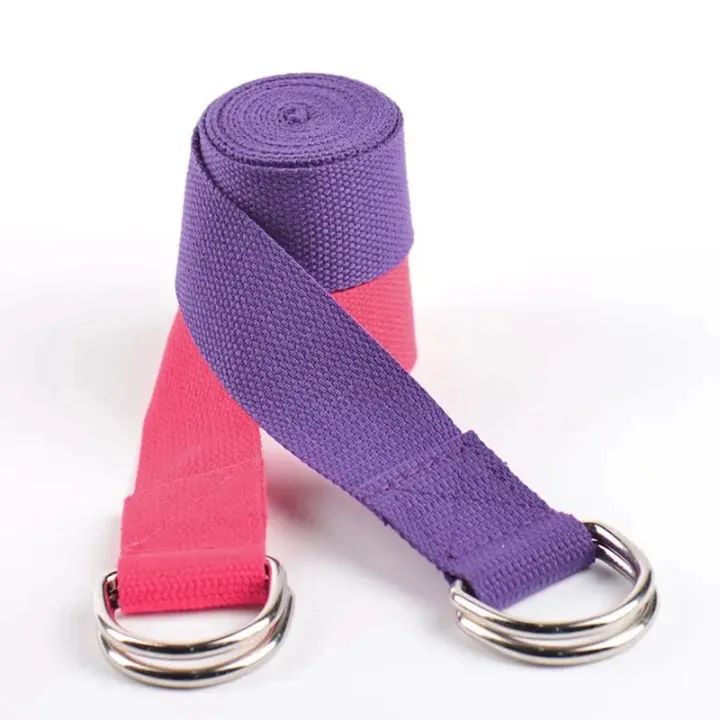 1Pc%20Yoga%20Strap%20For%20Yoga%20Pilates%20Ballet%20Dance%20With%20Adjustable%20D-Ring%20Buckle%20Cotton%20Yoga%20Belt%20For%20Fitness%20Daily%20Stretching%20-%20Image%206