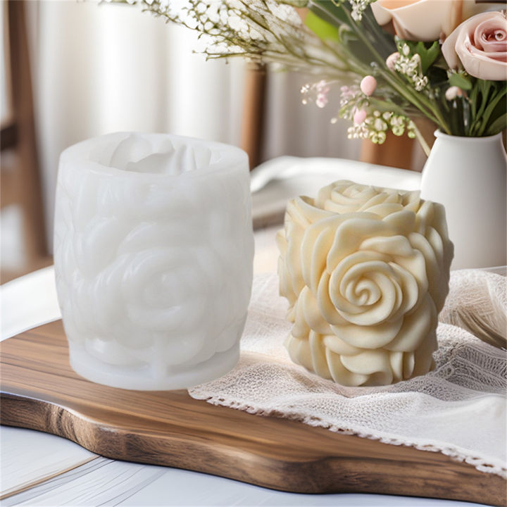 3D%20Rose%20Pillar%20Candle%20Silicone%20Mold%20DIY%20Geometric%20Flower%20Column%20Scented%20Candle%20Plaster%20Ornament%20Mold%20Handmade%20%20Wedding%20Decor%20-%20Image%206