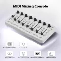 M-VAVE SMC-Mixer Wireless MIDI Controller Mixing Console BT Connection USB Controller Mixer for Most Electroacoustic Instruments. 