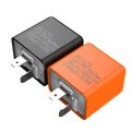 2Pin Motorcycle LED Flasher Relay Adjustable Frequency of Turn Signal Blinker Indicator Flasher Relays For Motorbike Accessories. 