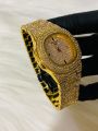 PATEK PHILIPPE 
CHAIN WATCH 
FULL STONE 
DATE WORKING 
3 COLOUR AVAILABLE. 