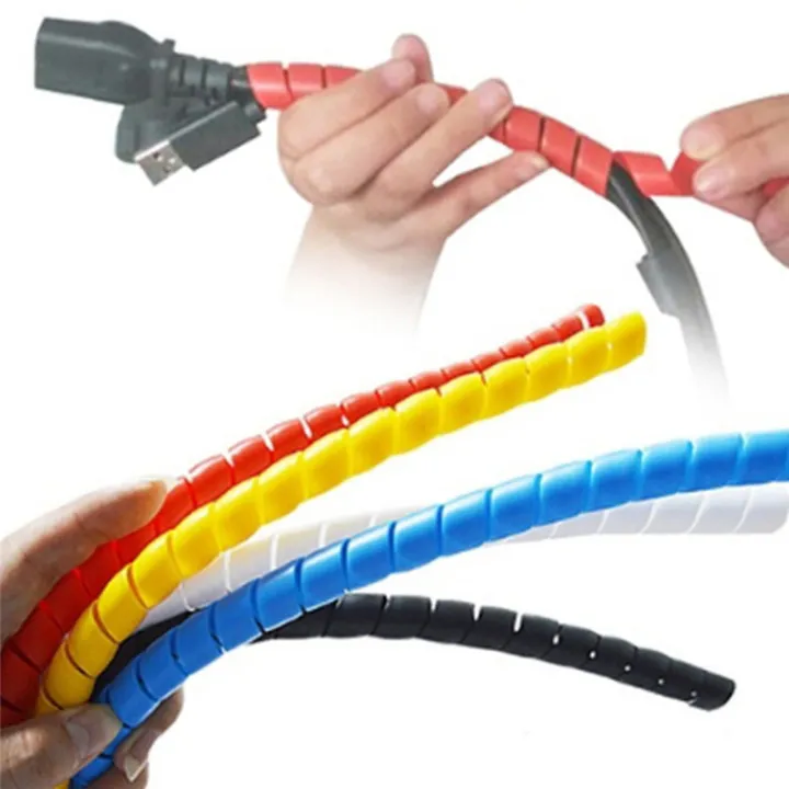 10mm/14mm%20Colorful%20Spiral%20Wire%20Organizer%20Wrap%20Tube%20Flame%20retardant%20Cable%20Sleeve%201m%20-%20Image%203