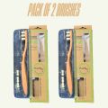 Pack of 2 Purify Miswak Brush - 100% Natural Peelu Toothbrush for Healthy Teeth & Fresh Breath | Miswak Toothbrush | Best for Kids, mans and womans.. 