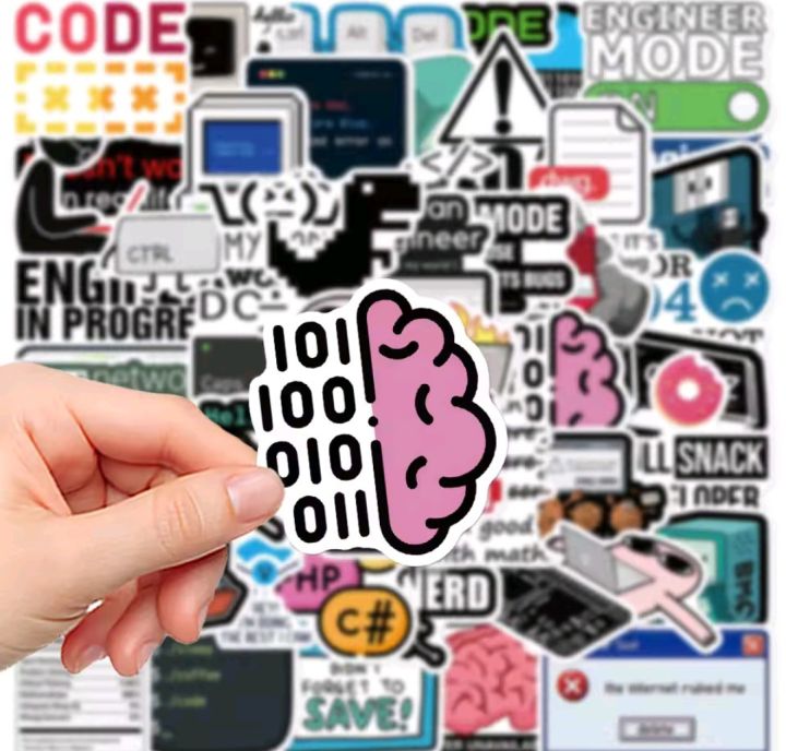 15/30/50pcs%20Funny%20programming%20stickers%20java%20cloud%20language%20internet%20decals%20diy%20skateboard%20luggage%20phone%20journal%20laptop%20stickers%20-%20Image%204