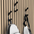 4 minimalist acoustic panel hook, black and white, compatible with most acoustic panels. 