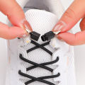 Elastic Laces No Tie Shoe Laces Shoes Round Shoelaces for Sneakers Without Ties Kids Adult Quick Shoe Lace Bands.