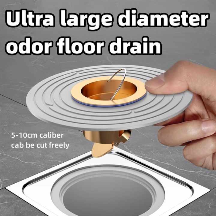 Brass Floor Drain Core Fast Drainage Odor And Insect Proof Bathroom ...
