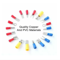 New Insulated Cable Connector Electrical Wire Crimp Spade Butt Ring Fork Set Ring Lugs Rolled Terminals Assorted Kit. 